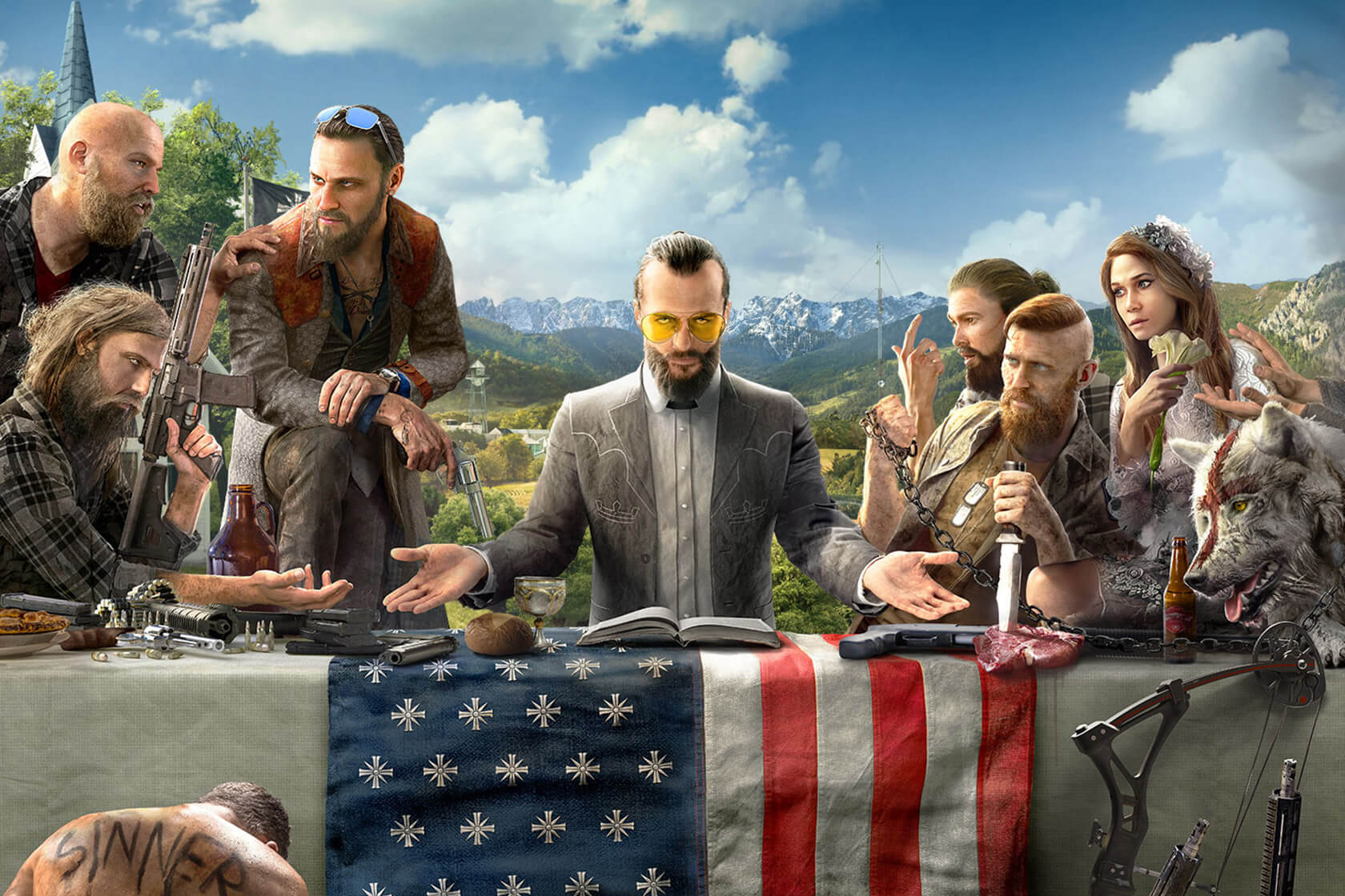 Край пять. Семья СИД far Cry 5. Фар край 5 злодей. СИД фар край 5. Фар край 5.5.