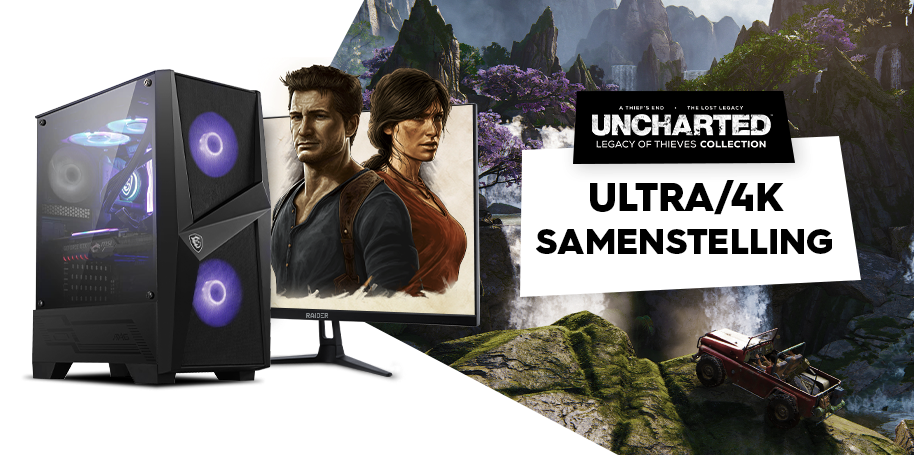 Ultra 4K UNCHARTED Game PC samenstelling