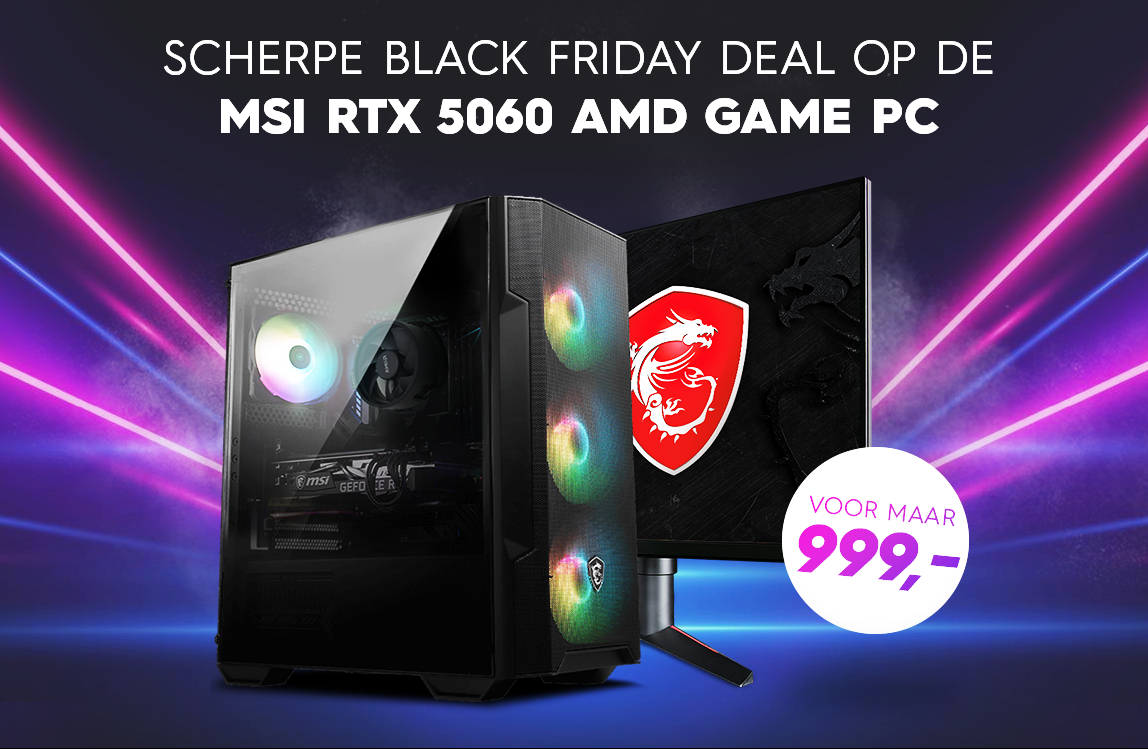Veel Black Friday voordeel bij GamePC.nl!