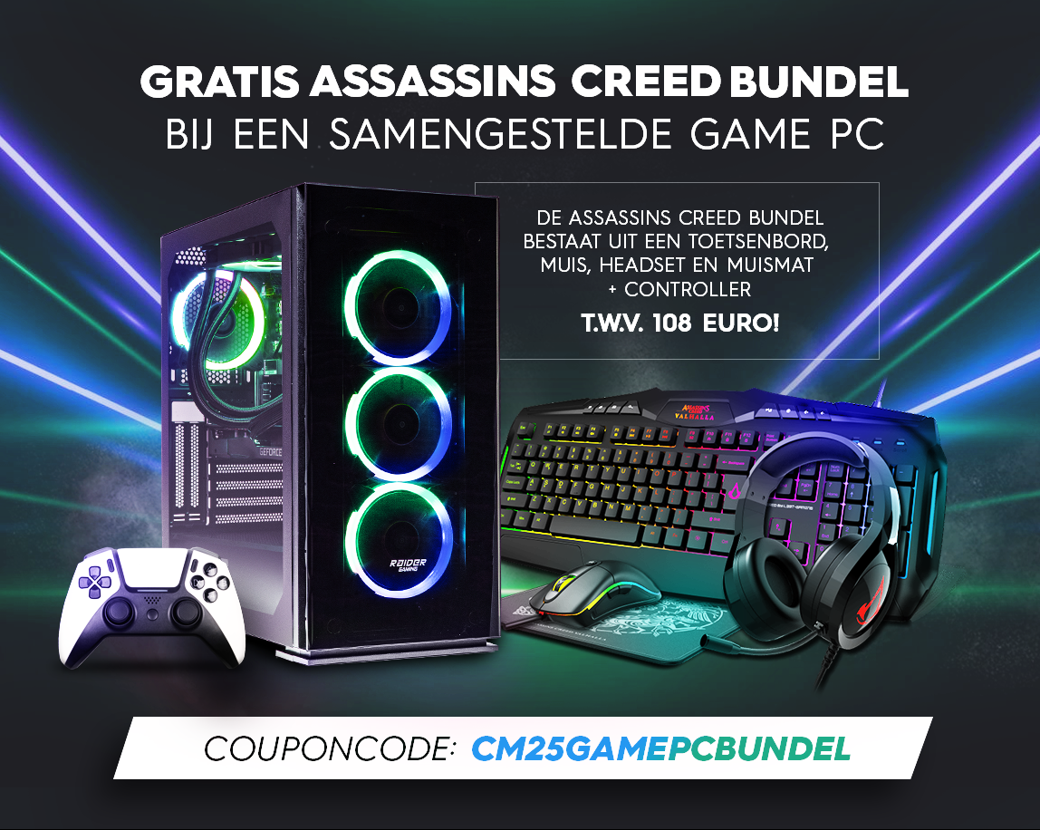 Veel Cyber Monday voordeel bij GamePC.nl!