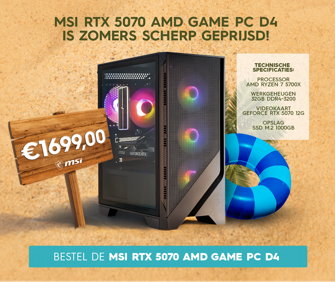 Holiday Deals bij GamePC.nl!
