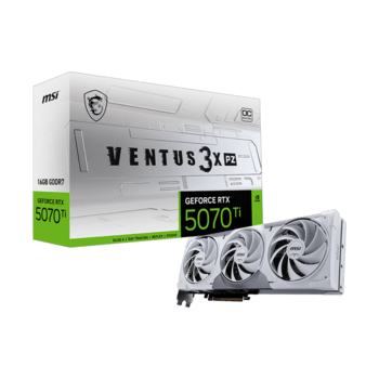 MSI NVIDIA GeForce 5070 Ti 16G VENTUS 3X PZ OC White