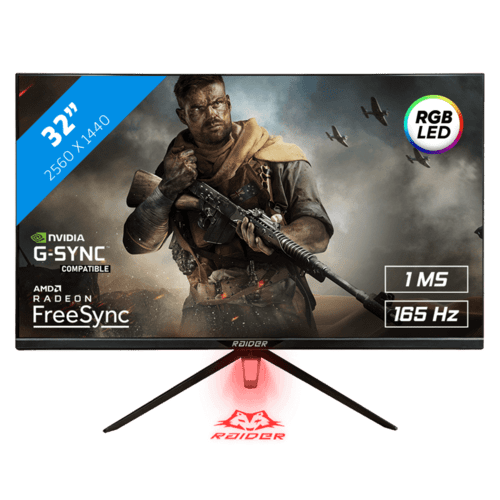 32" RAIDER 165Hz QHD ULTRA GAMING