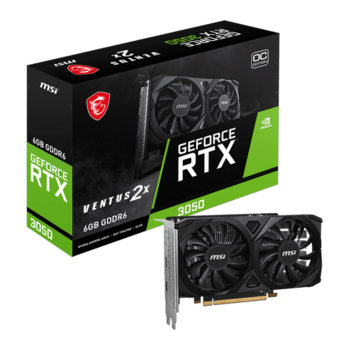 NVIDIA MSI GeForce RTX 3050 VENTUS 2X E 6G